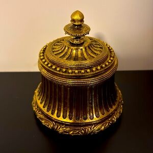 Goldtone replica inkwell
